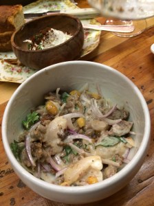 Pork Sausage, Habanero, and Lychee Salad