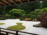 Japanese sand garden