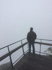 On a cloudy day, the view is awesome. 